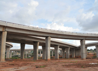 Side View of Sofoline Interchange at Kumasi, Ghana