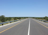 Zimba-Livingstone Road in Southern Province, Zambia