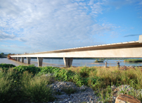 Unity Bridge over Rovuma River between Tanzania and Mozambique