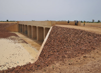 Box Culvert of Construction of Canal and Road Project at Bokywere in Niger River Office Zone, Mali