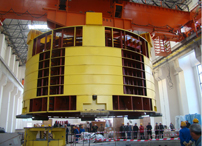 Installation of No. 1 Stator of Moinak Hydro-power  Station, Kazakhstan