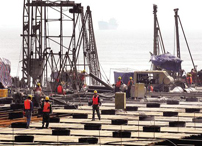 Foundation Pile Works of Nuclear Container House for Sea Base, Shanghai