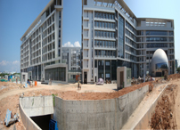 Panorama of Costal Hospital in Shenzhen, China