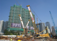 Bored Pile Works for Sewage Diversion Plan at Kowloon, Hong Kong